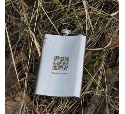 Фляга с индивидуальной гравировкой - QR-код (SP00517)