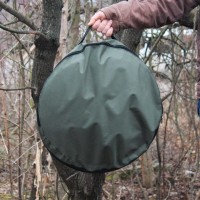 Чехол зеленый (оксфорд) / сумка для сковороды из диска бороны 40 см.