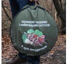 Чехол зеленый (оксфорд) / сумка для сковороды из диска бороны 30 см