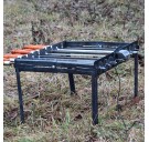 Автоматична шашличниця SHOP-PAN на ніжках на 8 шампурів