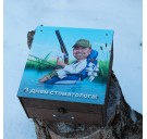 Наливатор алкоголя с музыкой на 6 рюмок с печатью.