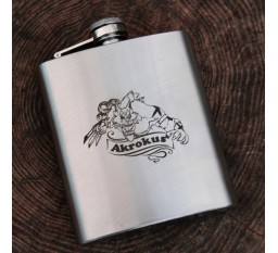 Фляга 240 ml с гравировкой - Akrokus (SP00517)