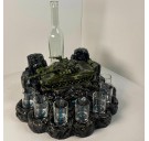 Автоматический наливатор Танк Т-72 со стелой на 7 рюмок (3D-печать)