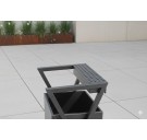 Урна с пепельницей 50 л (SPU0008)